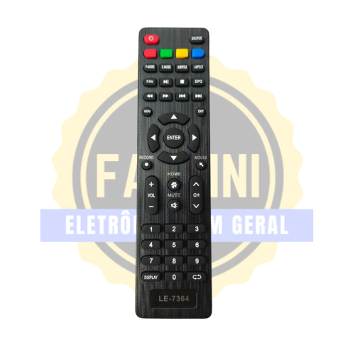 Controle Remoto Smart Tv HQ Le 7364