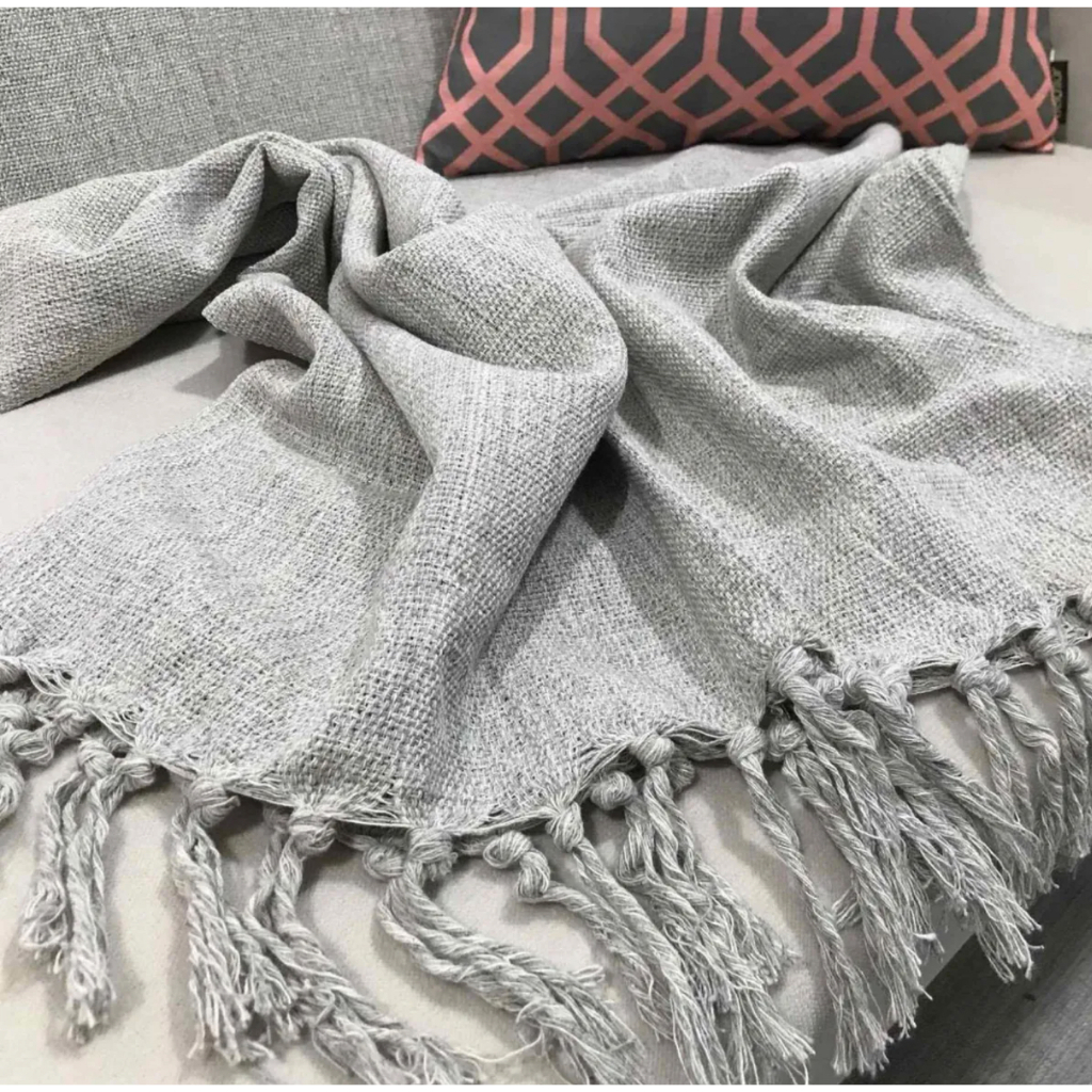 Manta Para Sofá 2,20x1,50m 100% Algodão Promoção.