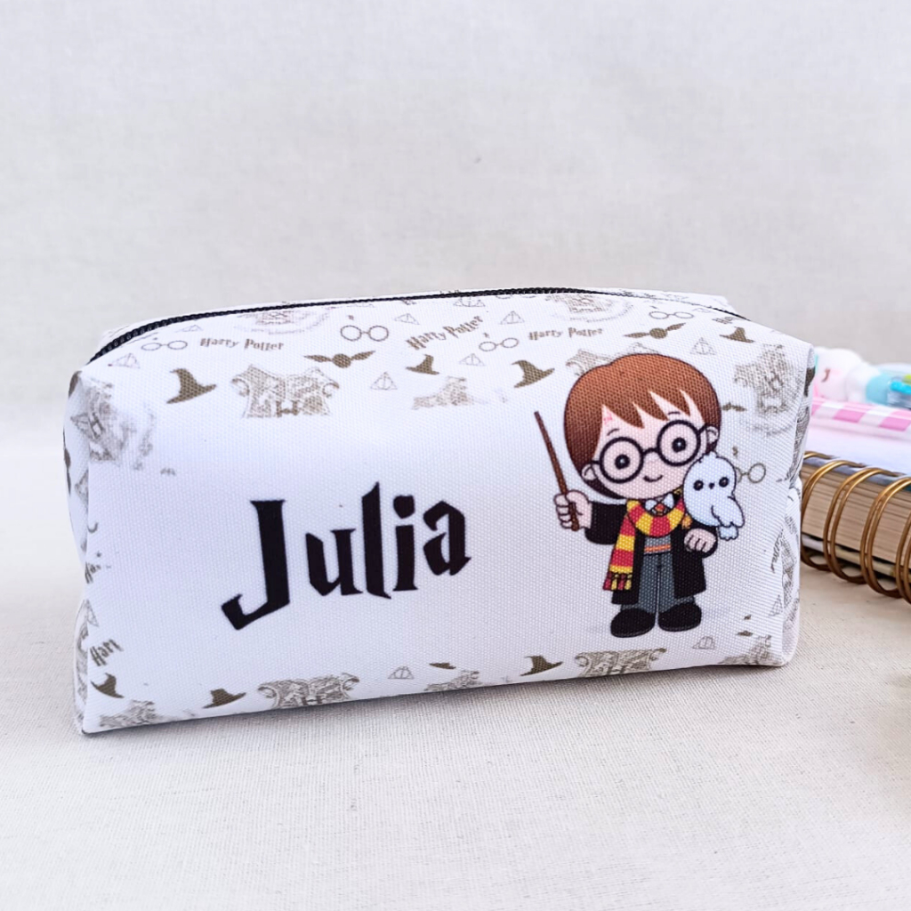 Estojo Necessaire Personalizado com nome Harry Potter Hermione em Oferta na Shopee