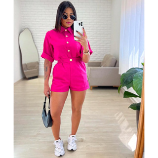 Conjunto Casual Linho 2 Peças Blazer MC e Short Social em Oferta na Shopee