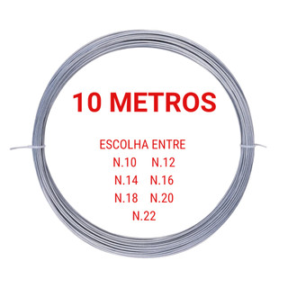 Arame Galvanizado Para Artesanato Rolo Com 10 Metros