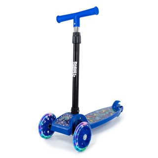 Patinete Infantil 3 Rodas LED Dobrável Suporta 40kg Menino Menina Com Freio Resistente Conect Brinq em Oferta na Shopee