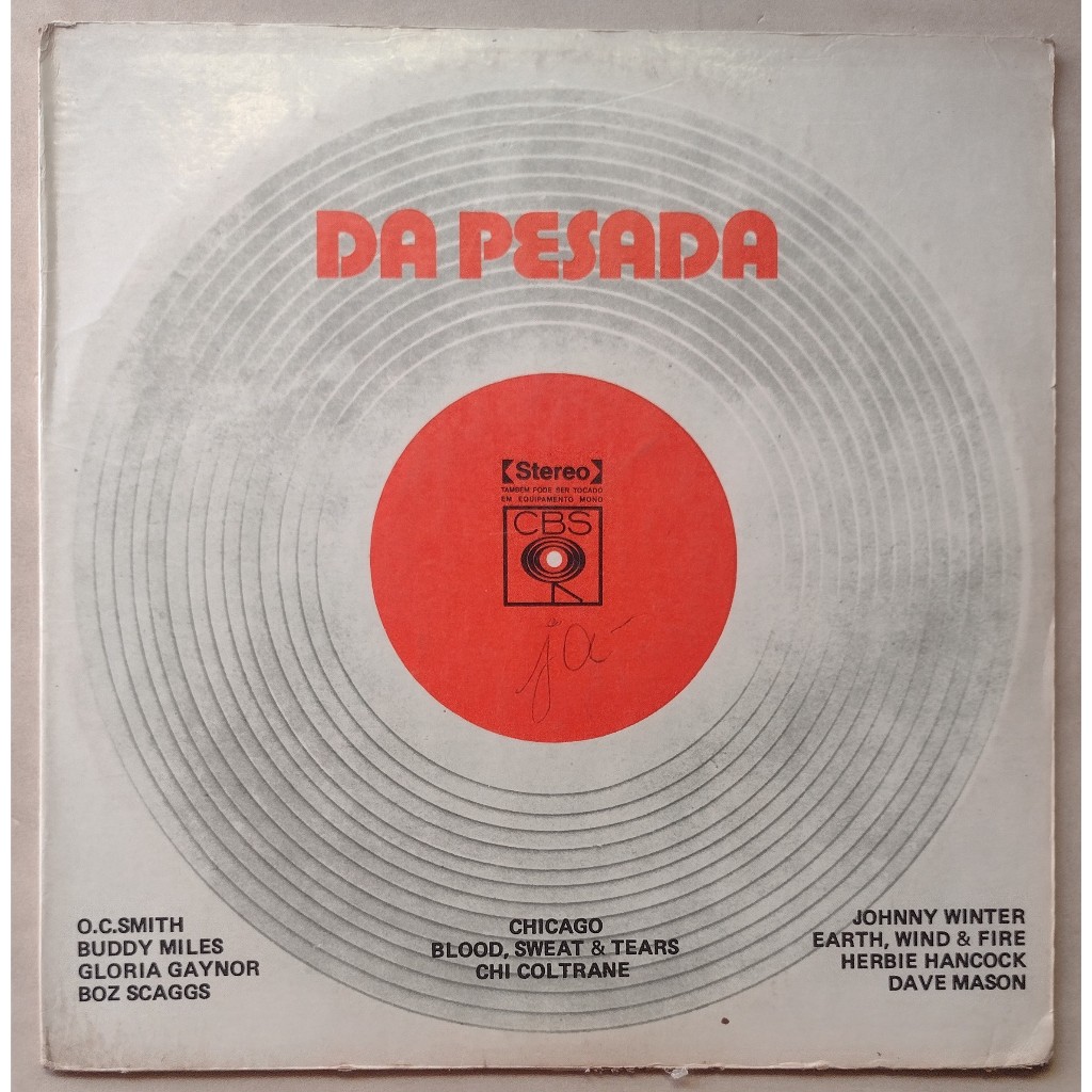 LP DA PESADA 1974 EARTH WIND & FIRE GLORIA GAYNOR OC SMITH CHI COLTRANE VINIL