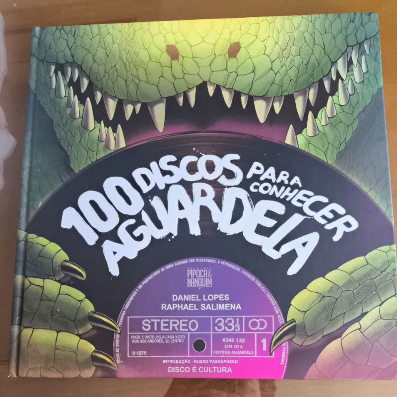 100 Discos Para Conhecer Aguardela Editora Pipoca & Nanquim por Raphael Salimena e Daniel Lopes
