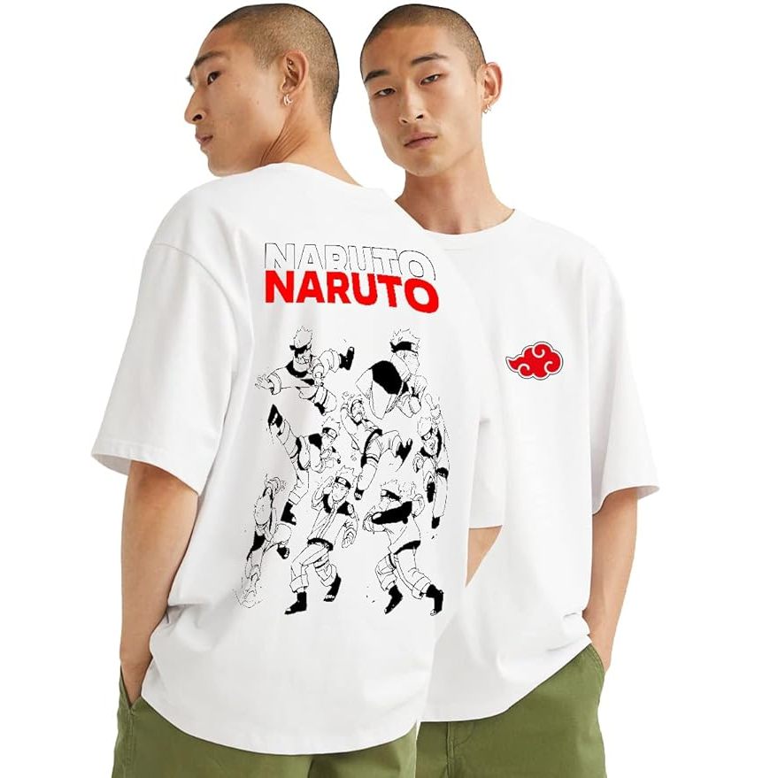 Camiseta masculina e feminina streetwear naruto moda urbana aftersoul