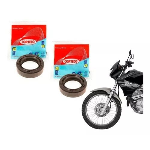 Par Retentor de Bengala Nx400 Falcon Xr250 Tornado Xre300 CORTECO Alta Qualidade