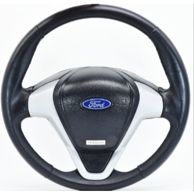 Emblema Volante Ford Oval 1,8x4,8 Azul ( Resinado )....