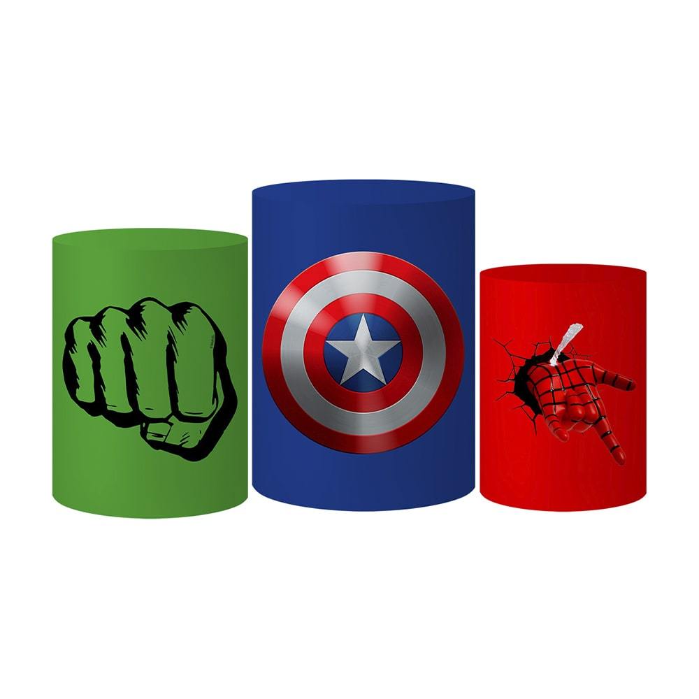 Kit Painel Cilindro Top 10 Temas Mais Vendidos Janeiro 2025 Decorativo Festas, Aniversários, Meninos, Meninas