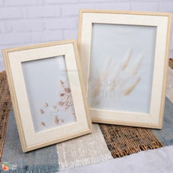 Porta Retratos de Mesa MDF Quadro Moldura Decorativa de Fotos 10x15cm ou 15x20cm com Vidro