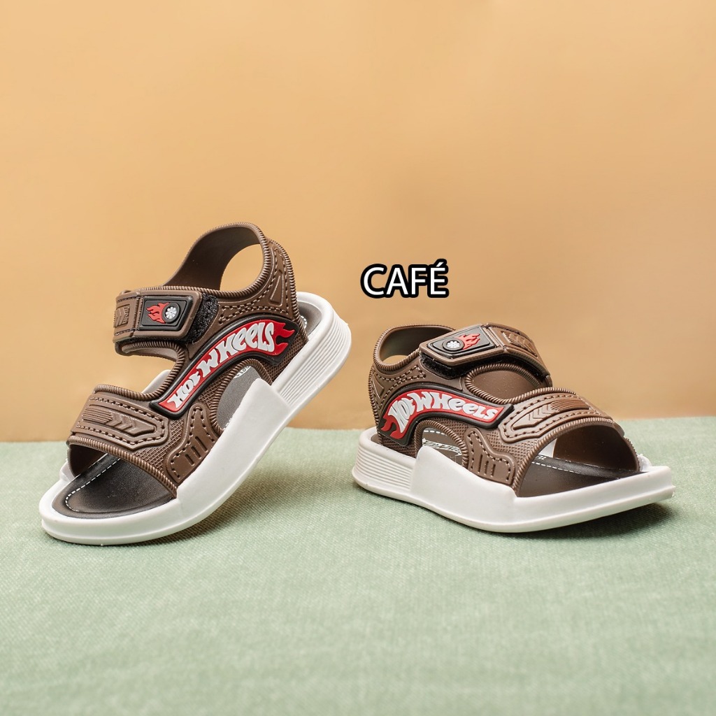 Sandália Infantil Menino Leve Velcro Papete Macia Hot Wheels Promoção