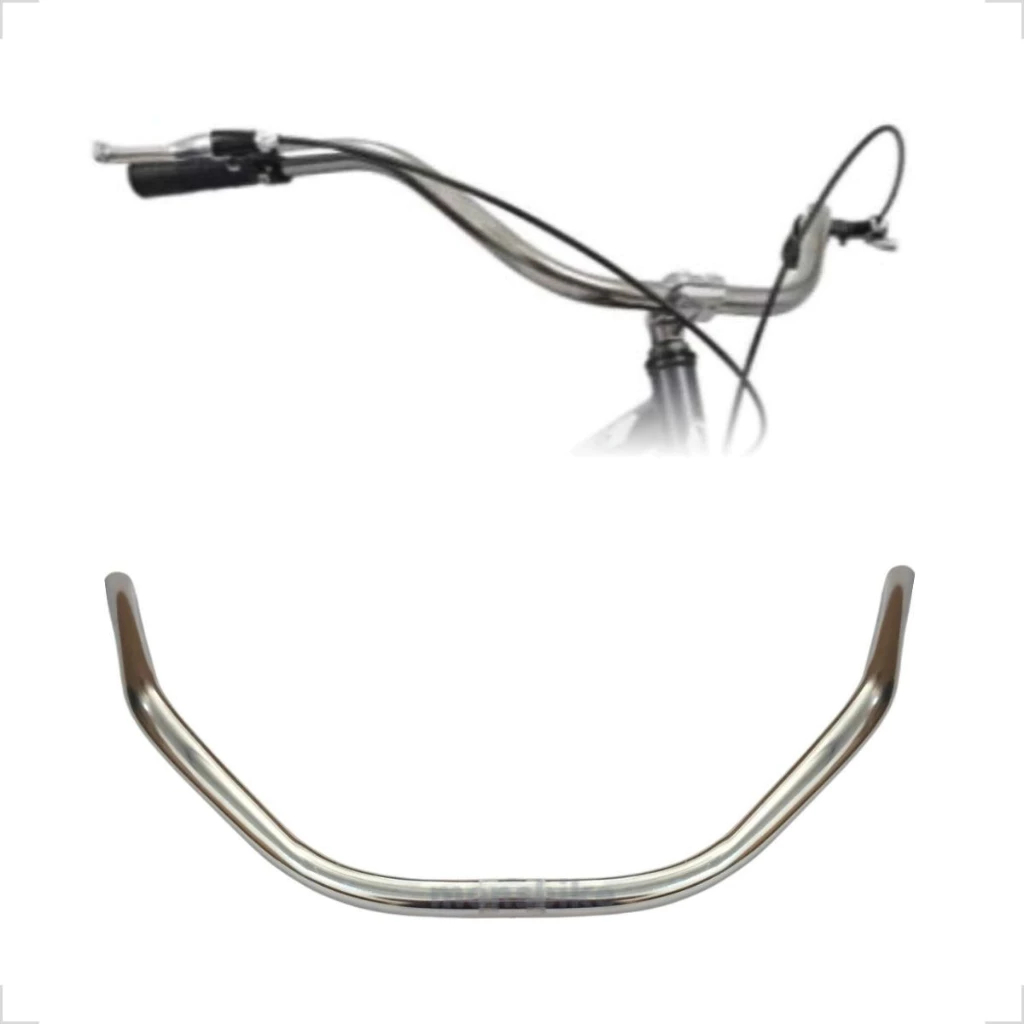 Guidão Bicicleta Praieira Bike Cromado Beach Retrô Praiana MTB