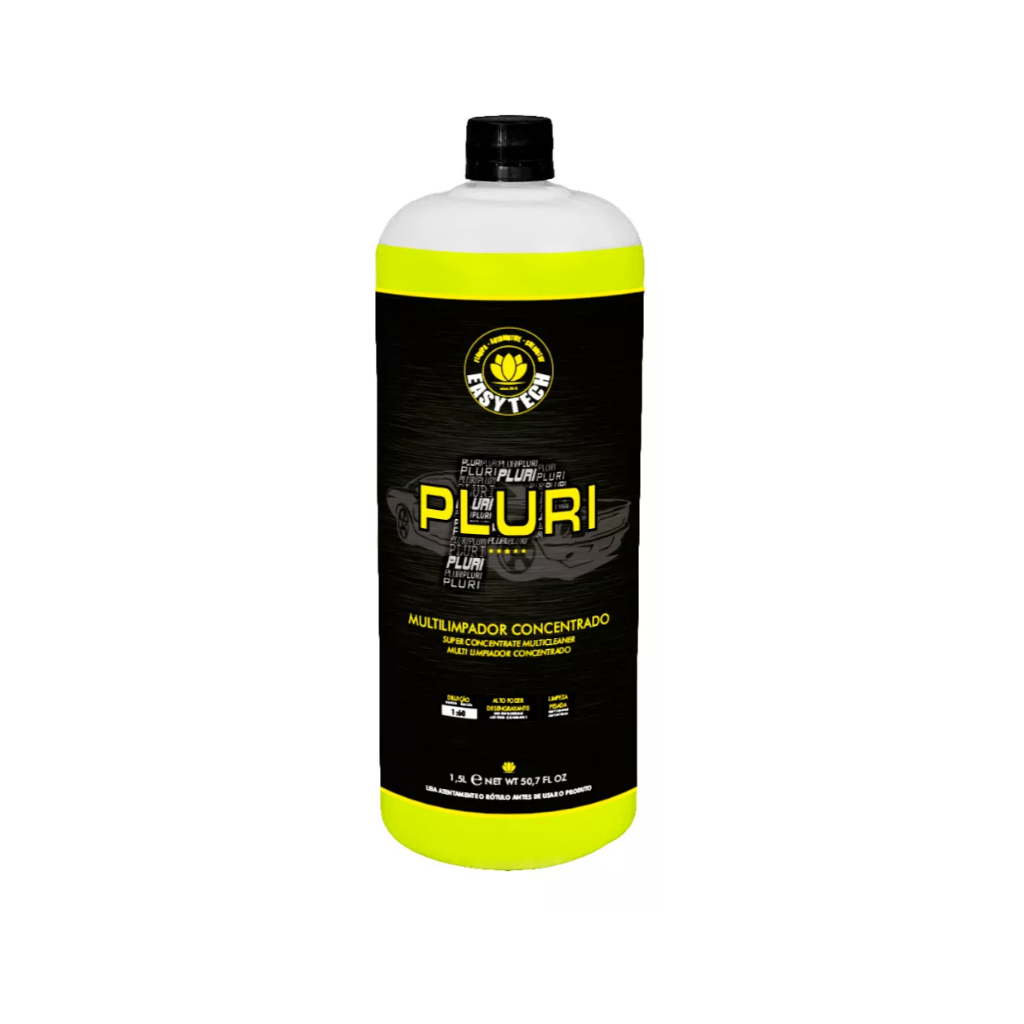 Easytech Pluri 1,5L – Limpador Automotivo Limpeza Pesada Interior e Exterior