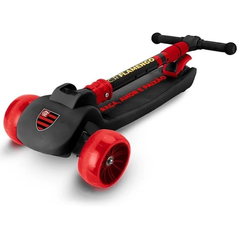 Patinete Dobrável Scooter Net Flamengo Preto - Zoop Toys em Oferta na Shopee