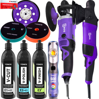 Kit Polimento Profissional Politriz Zacs + Sistema VHP Vonixx em Oferta na Shopee