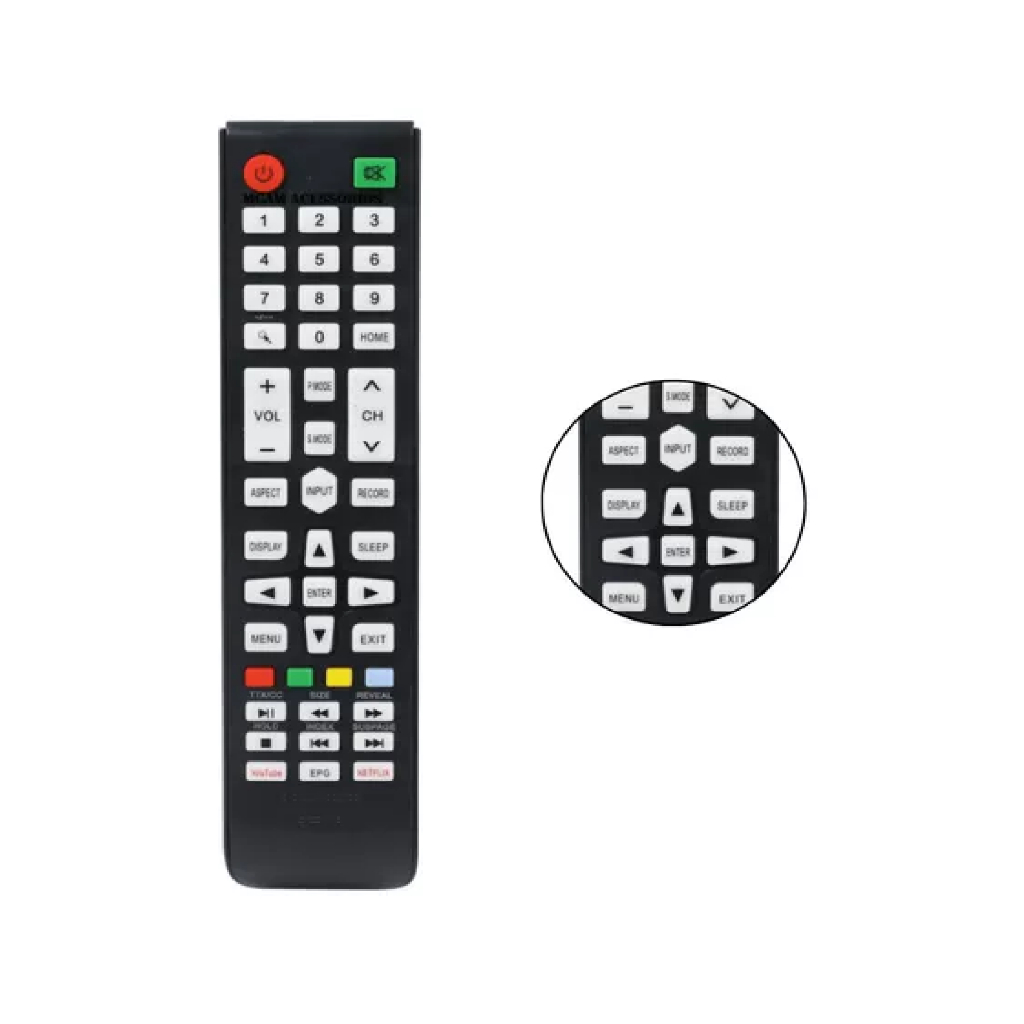 Controle Remoto Para Tv Hq Smart Youtube Netflix Hk320df em Oferta na Shopee