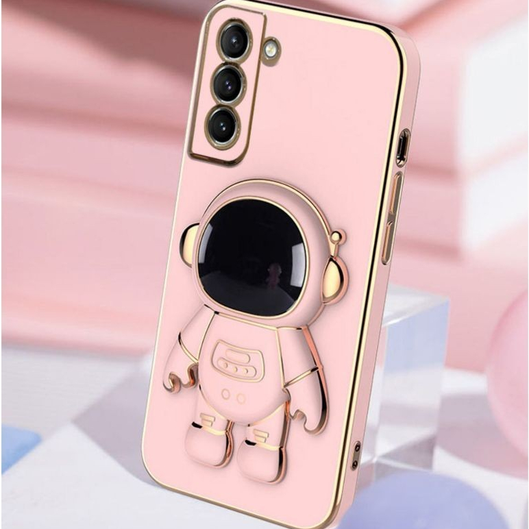 Capinha Celular com Suporte Astronauta Samsung A04,A04E,A04S,A14,A24,A34,A54,S20FE,S21FE,S23FE,S24FE