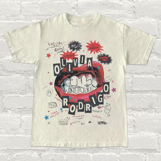 Camiseta Unissex Algodão Guts World Tour Olivia Rodrigo em Oferta na Shopee