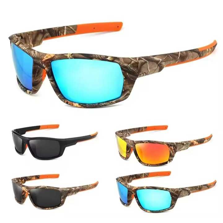 Óculos camuflado Polarizado original para pesca dirigir camping ciclismo corrida praia Lazer esporte variados caíque