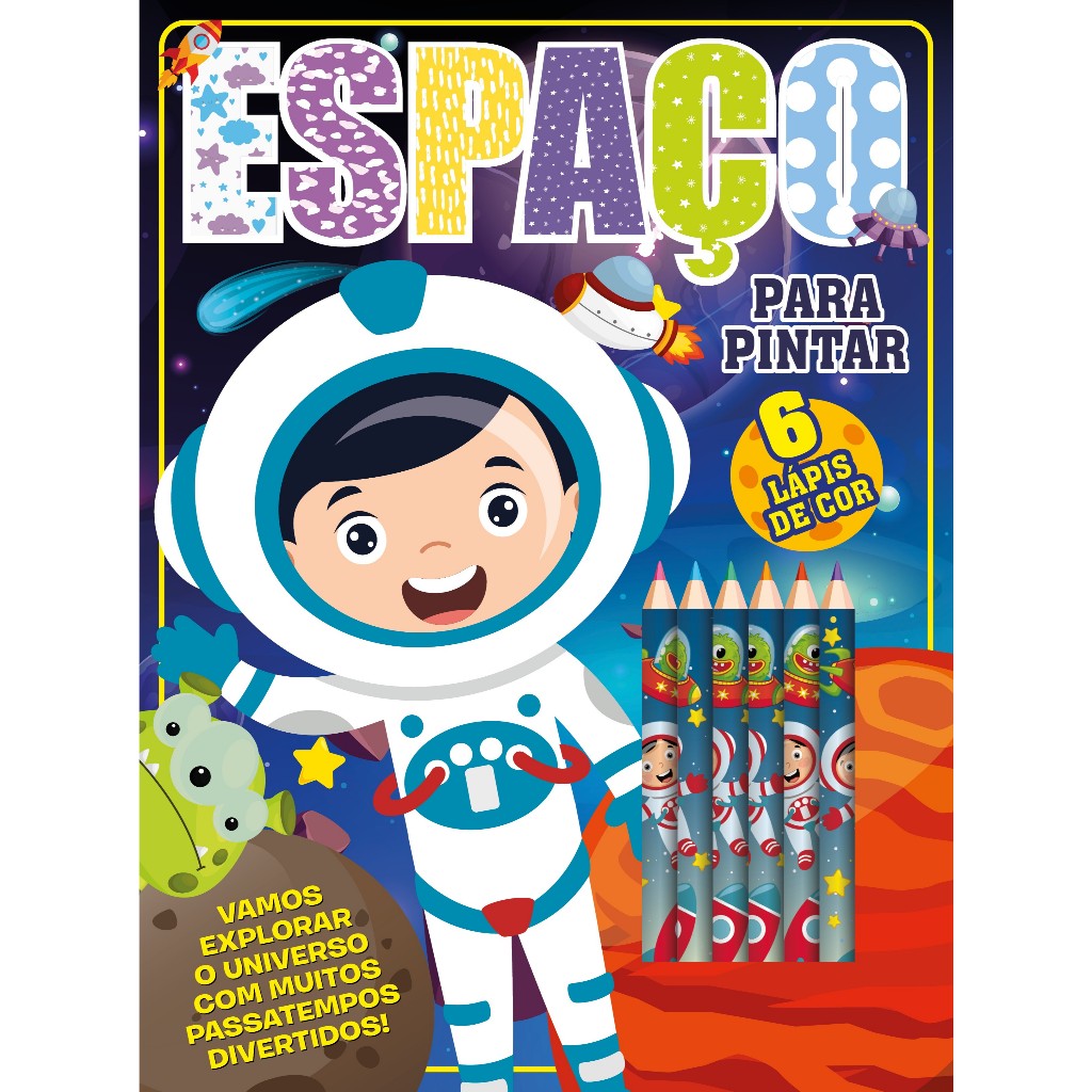Espaço para Pintar - com Lápis de Cor em Oferta na Shopee