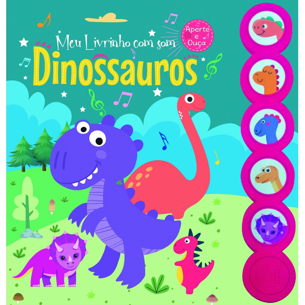 Meu Livrinho com Som - Dinossauros em Oferta na Shopee