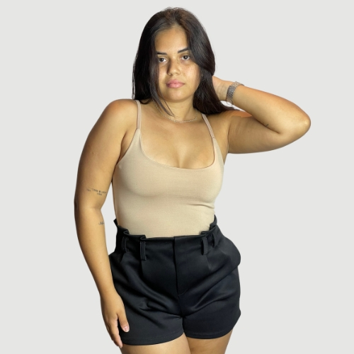 Blusa Feminina Alcinha Suplex Básica Lisa Forrada - BLRS em Oferta na Shopee