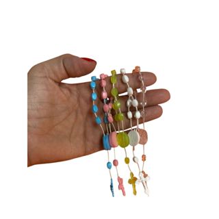 10 Unidades - Dezena  Católica de plástico mini terço com abertura na medalha 13cm em Oferta na Shopee