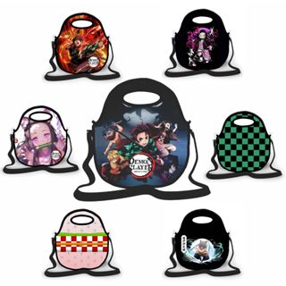 Bolsa Lancheira Demon Slayer Kimetsu No Yaba em Neoprene em Oferta na Shopee