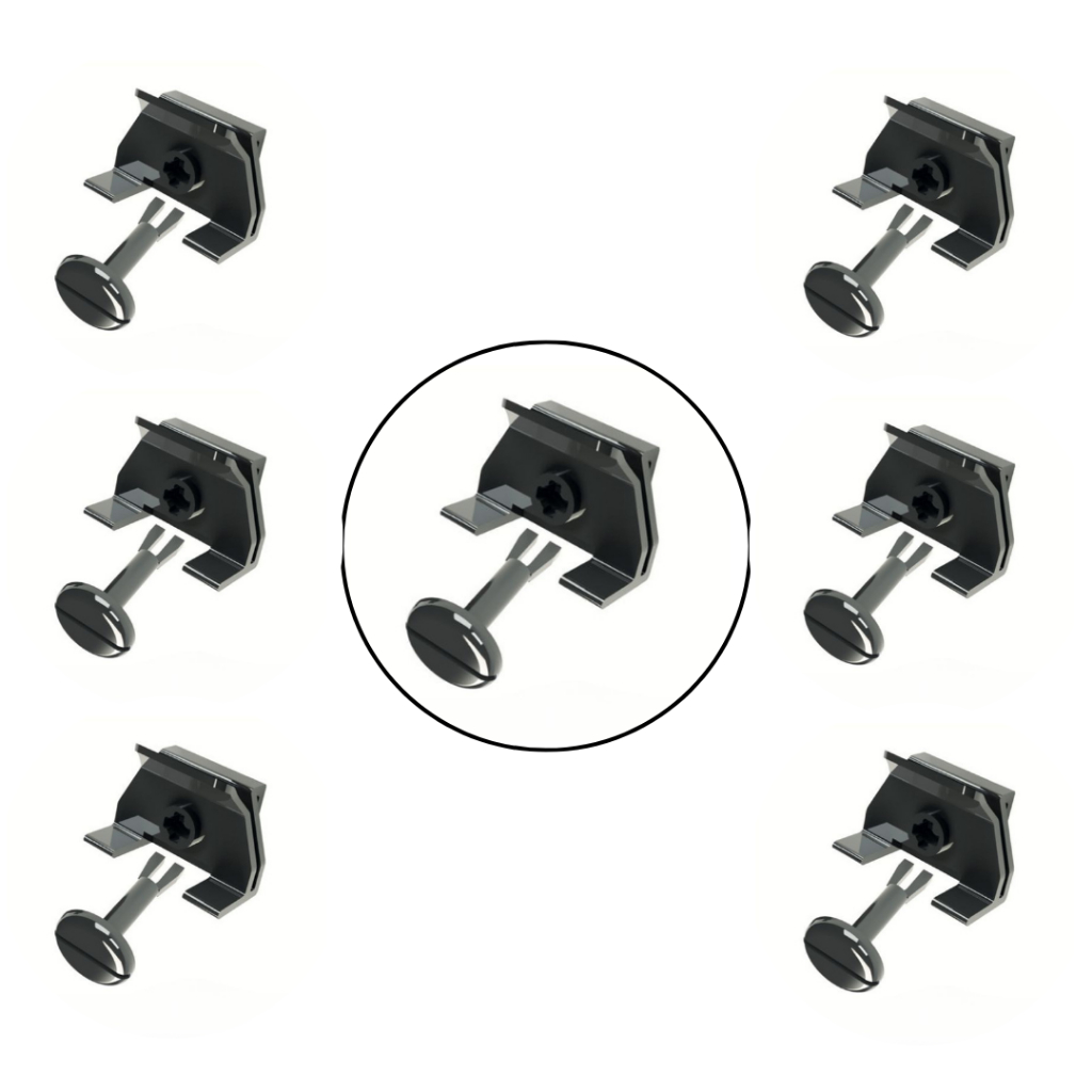 10, 20 Ou 50 Grampos Ponta Do Para-Barro Para-Choque Dianteiro Camry Etios Corolla Hilux
