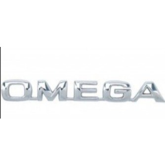 EMBLEMA - OMEGA (TODOS 96/...) CROMADO GM