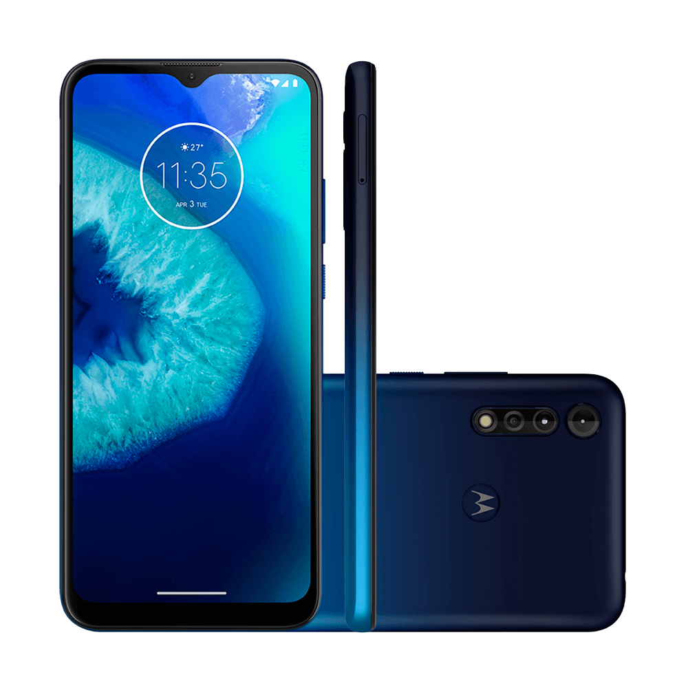 Smartphone Motorola Moto G8 Power Lite 64GB 4G Tela 6.5 Dual Chip 4GB RAM Câmera Tripla - Exposição