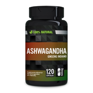 Ashwgandha Ginseng Indiano 120 Cápsulas - 100% Natural em Oferta na Shopee