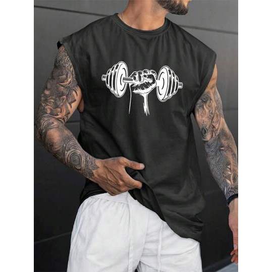Camiseta Regata Streetwear Oversized Masculina Camisa Academia Cavada Unissex Camiseta Larga Algodão Musculação