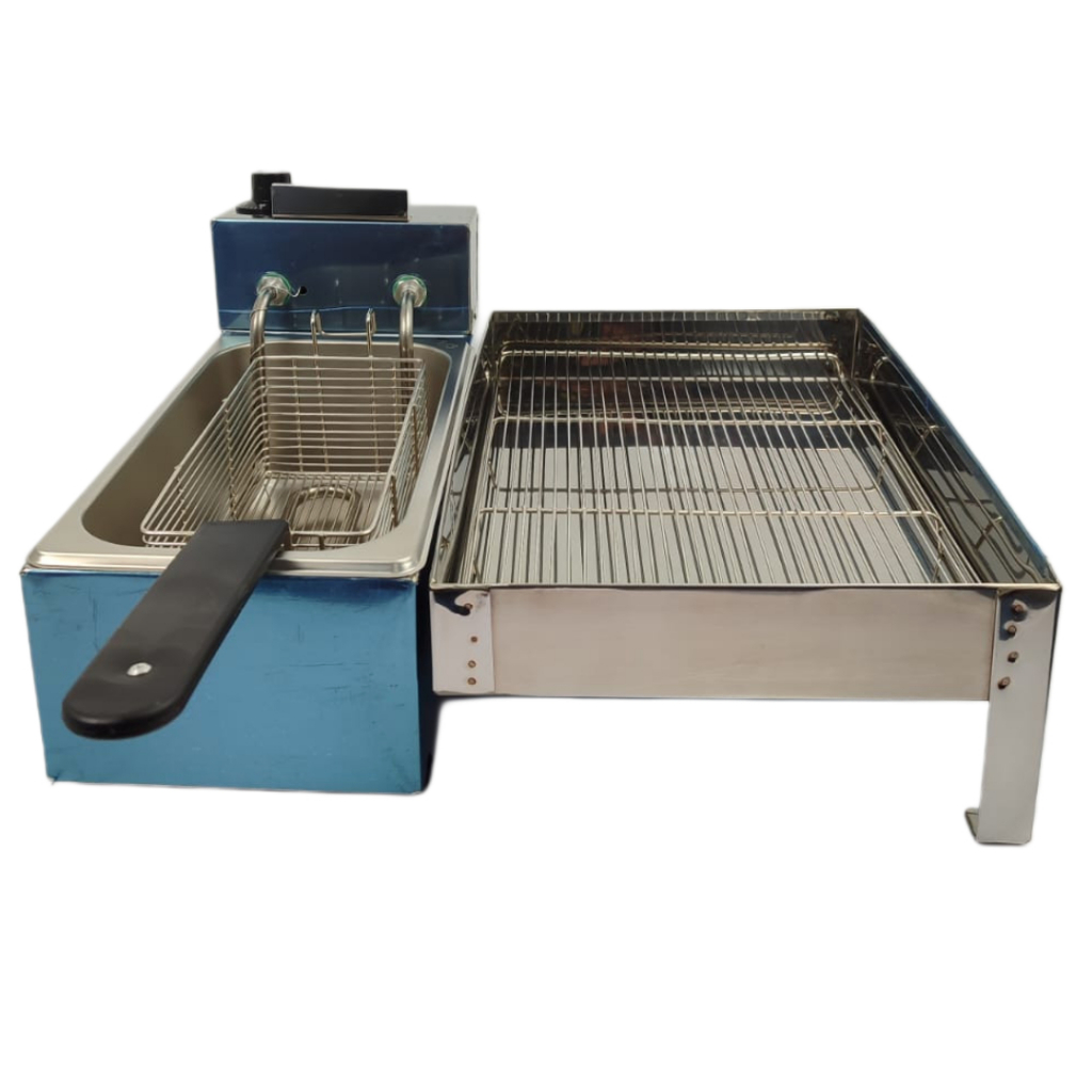 Fritadeira Conjugada Elétrica 3 Litros Completa