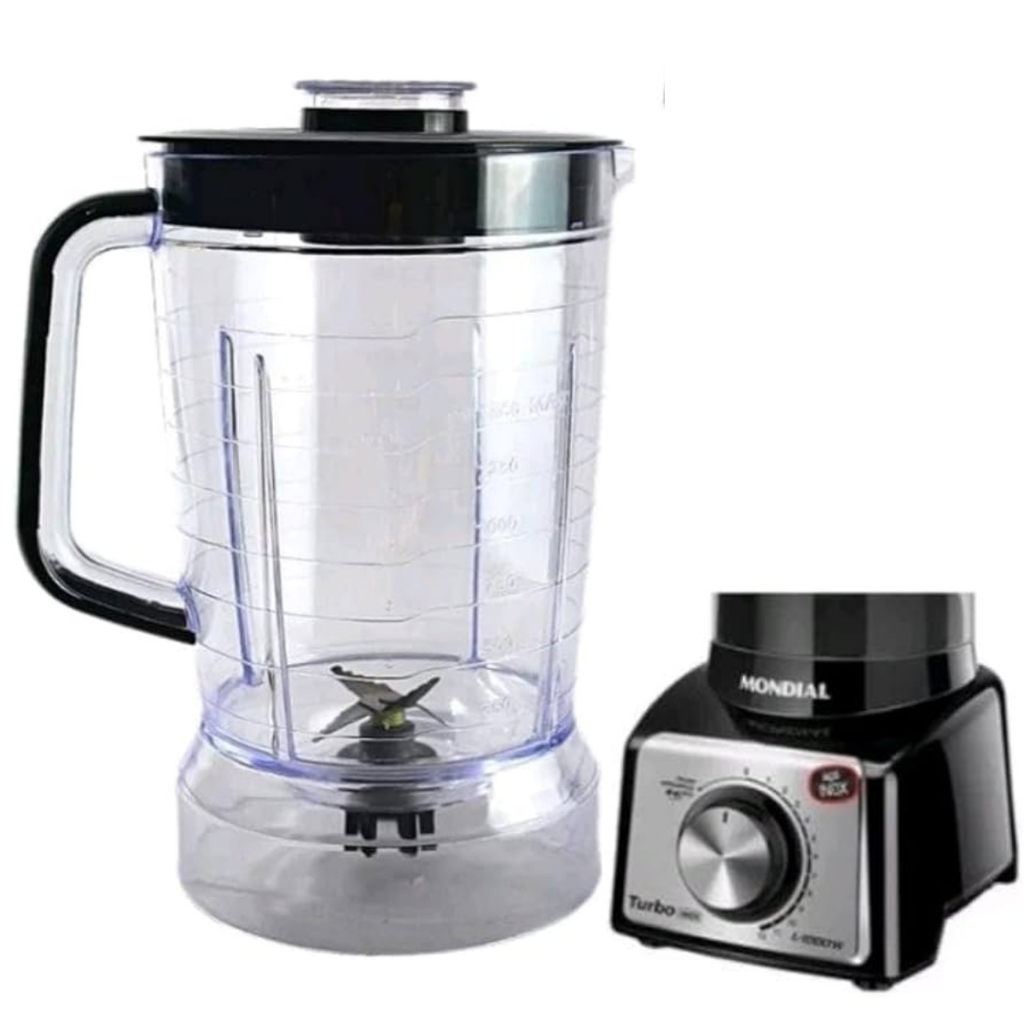Copo De Liquidificador Compatível com Mondial L1000/l1200 Preto em Oferta na Shopee