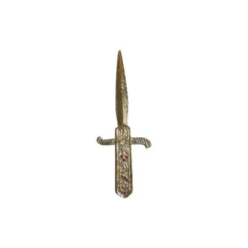 Punhal Adaga Cigano Dourado