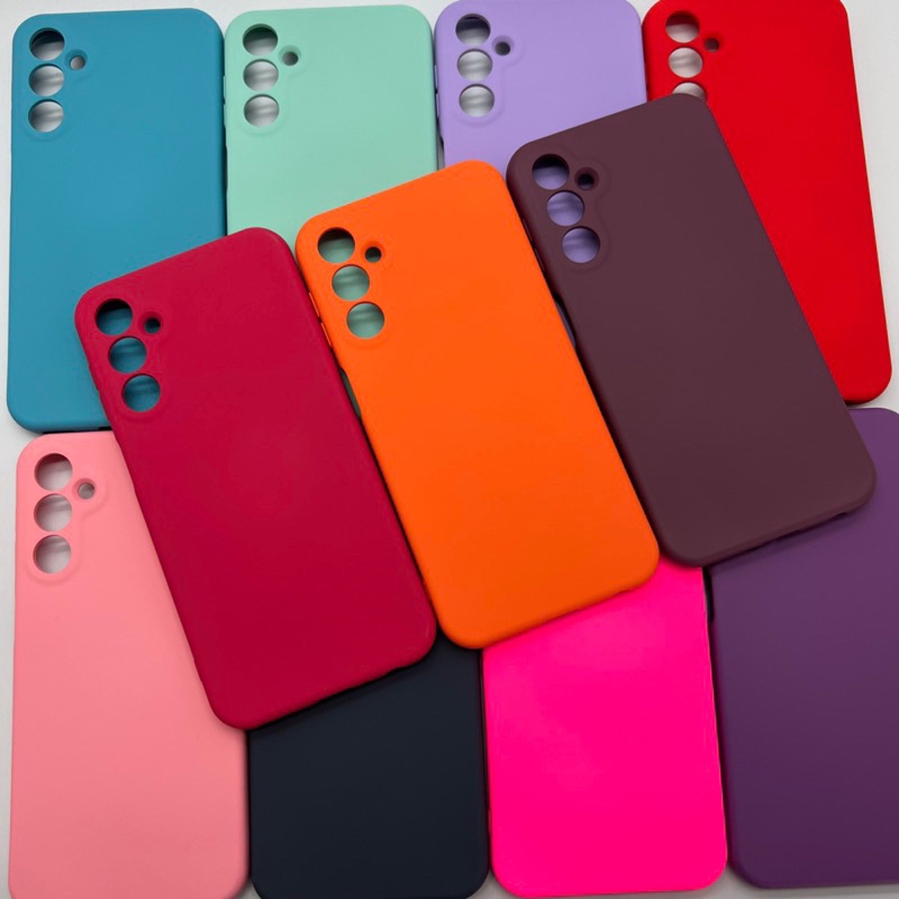 CAPA CAPINHA SAMSUNG GALAXY S25 / S25 PLUS / S25 ULTRA / S25 FE SILICONE CASE MACIA AVELUDADA