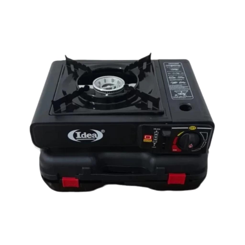 Fogão Portátil Fogareiro Cooktop Acampamento C/ Maleta