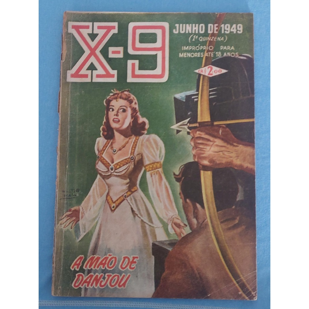 Revista X-9 Junho De 1949 Ed Rge Original