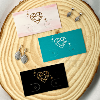 Tag para 1 Par de Brinco - Tamanho 4,5x3,5cm - Papel 300g com Verniz Total - Pronta Entrega em Oferta na Shopee