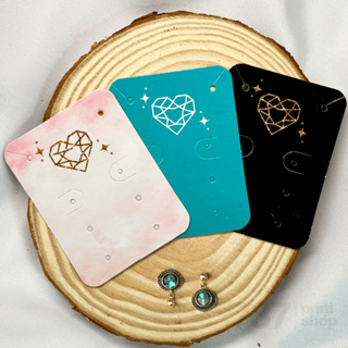 Tag para Colar e 3 Pares de Brinco - Tamanho 4,5x6cm - Acabamento Premium - Pronta Entrega em Oferta na Shopee