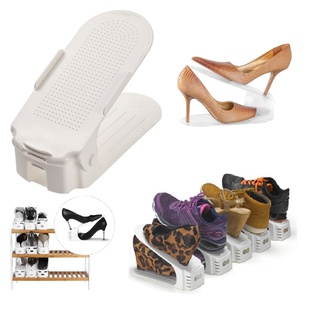Organizador de Sapatos Branco com Regulagem de Altura