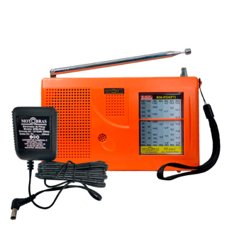 Rádio Portátil 7 Faixas Pilha Motobras e Eliminador de Pilha em Oferta na Shopee