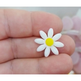 50 margaridas de açúcar aplique comestível branca miolo amarelo PRONTA ENTREGA em Oferta na Shopee