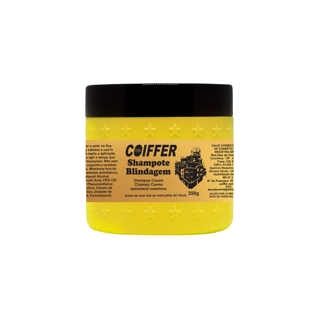3 SHAMPOTE BLINDAGEM COIFFER 350G