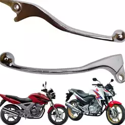 Par Manete Cromado Cbx Twister 250 2001 a 2008 Cb 300 2009 a 2015 Cbx 200 Strada Freio a Disco