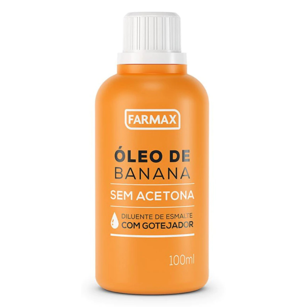Óleo de Banana Diluente de Esmalte Farmax 100ml