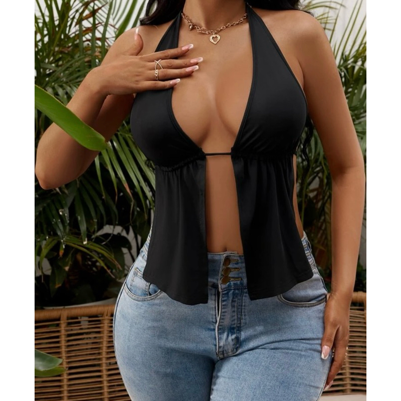 Blusa bata aberta franzida cortininha
