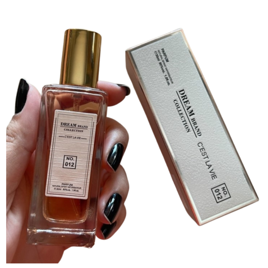 Perfume Feminino DREAM BRAND COLLECTION - N° 012 - 30ml - C'est La Vie VERSÃO TUBETE
