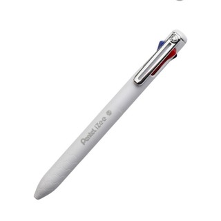 Caneta Esferográfica Pentel Izee 4 Cores 0.7mm ou 1.0mm Corpo Branco ou Violeta Tinta Azul Vermelho Verde e Preto