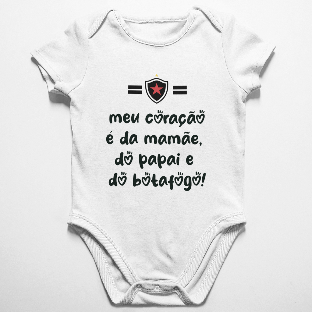 Body Bebê do Botafogo da Paraíba Vários Modelos Bory Infantil Botafogo/PB